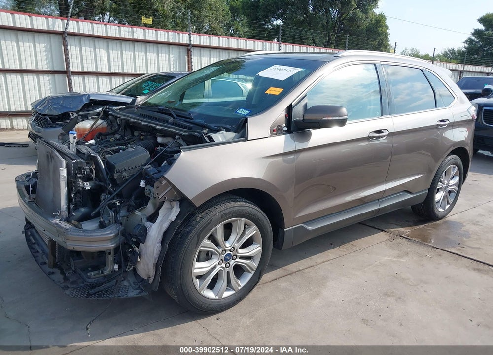 2019 FORD EDGE TITANIUM VIN: 2FMPK3K96KBB42565