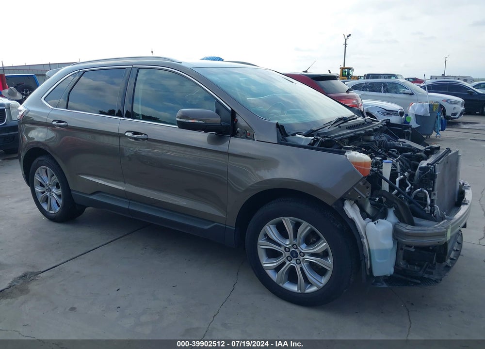 2019 FORD EDGE TITANIUM VIN: 2FMPK3K96KBB42565