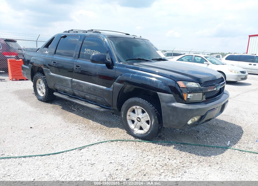 2002 CHEVROLET AVALANCHE 1500 VIN: 3GNEK13T72G116880