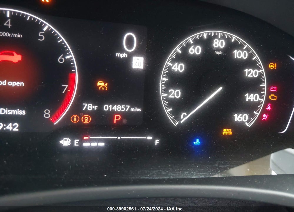 2022 HONDA CIVIC EX VIN: JHMFE1F79NX008634