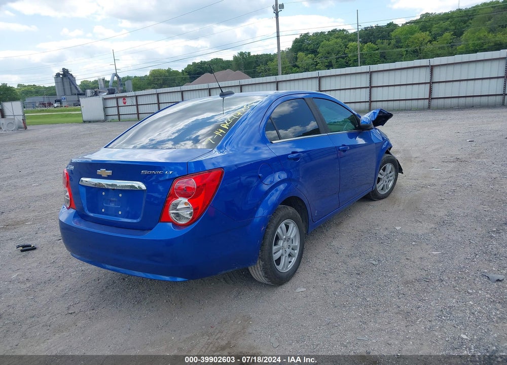 2016 CHEVROLET SONIC VIN: 1G1JC5SH4G4147509