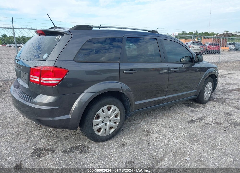 2018 DODGE JOURNEY SE VIN: 3C4PDCAB4JT382719