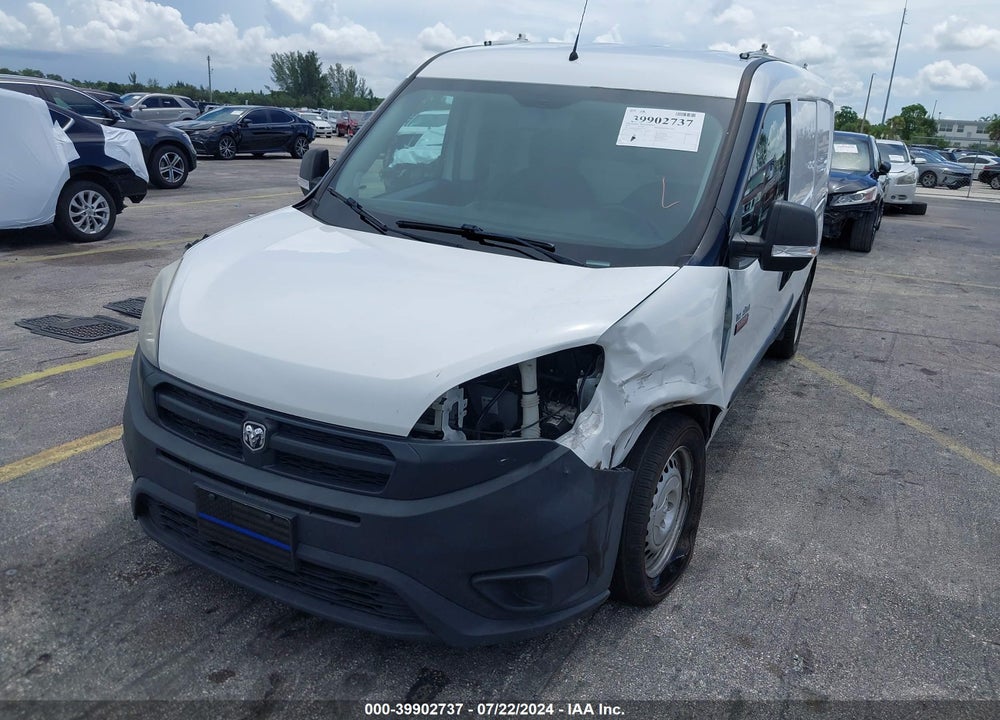 2016 RAM PROMASTER CITY TRADESMAN VIN: ZFBERFAT8G6B18527