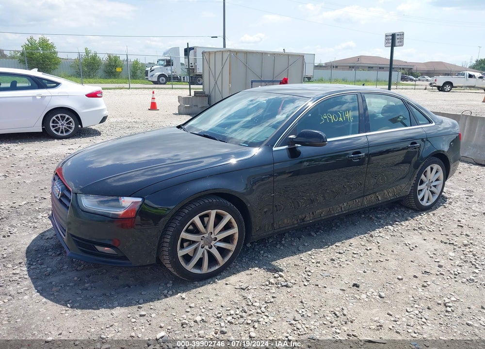 2013 AUDI A4 2.0T PREMIUM VIN: WAUFFAFL3DA167319