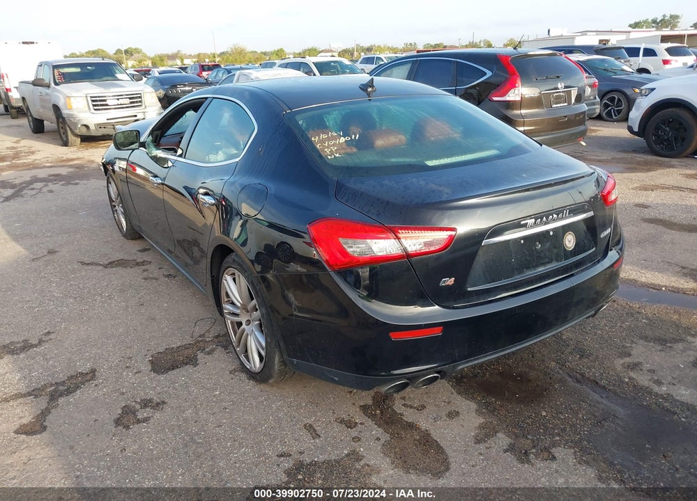 2016 MASERATI GHIBLI S Q4 VIN: ZAM57RTA3G1176275