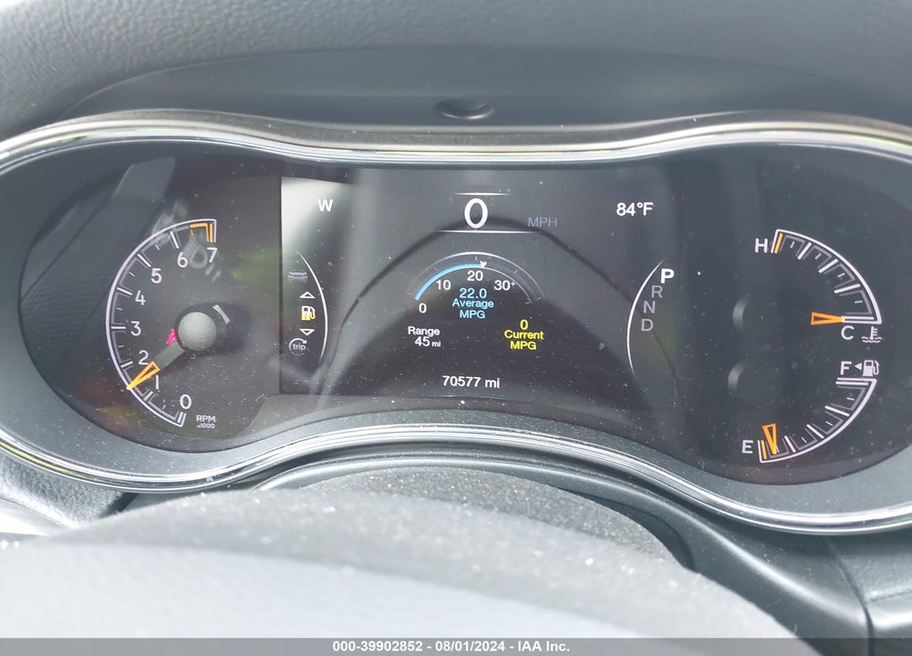 2019 JEEP GRAND CHEROKEE UPLAND 4X4 VIN: 1C4RJFAG4KC730059