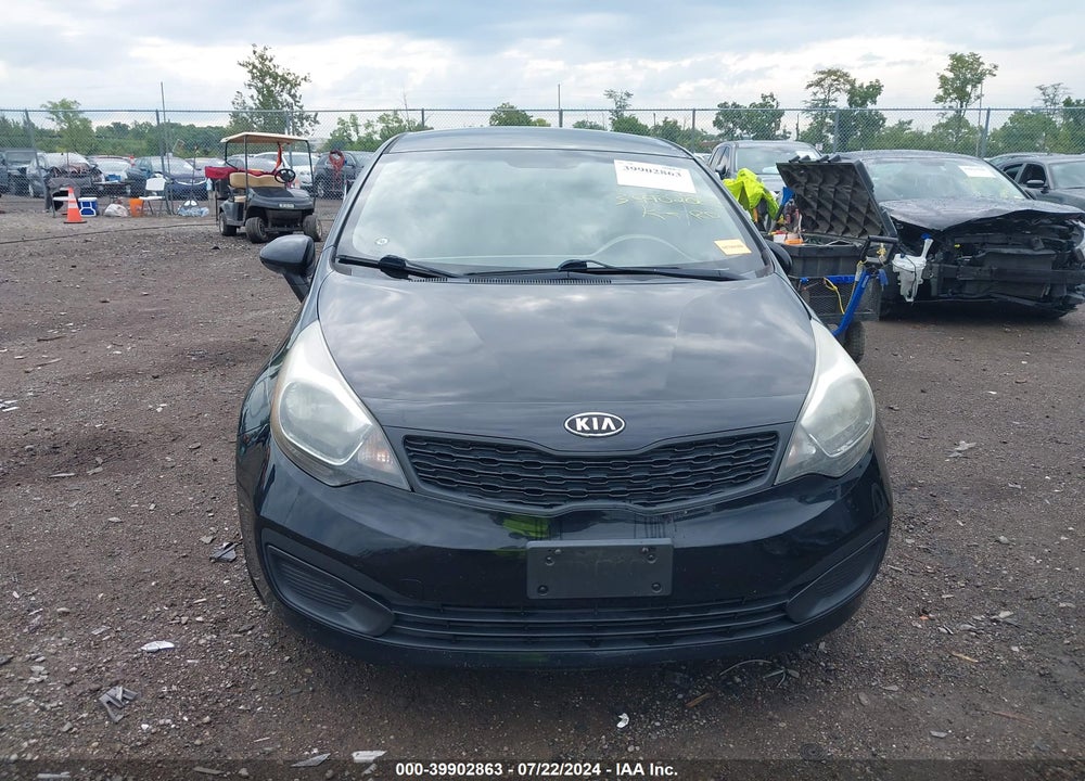 2013 KIA RIO LX VIN: KNADM4A33D6123958