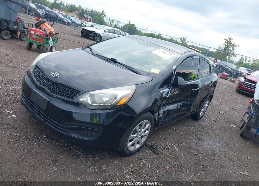 2013 KIA RIO LX VIN: KNADM4A33D6123958