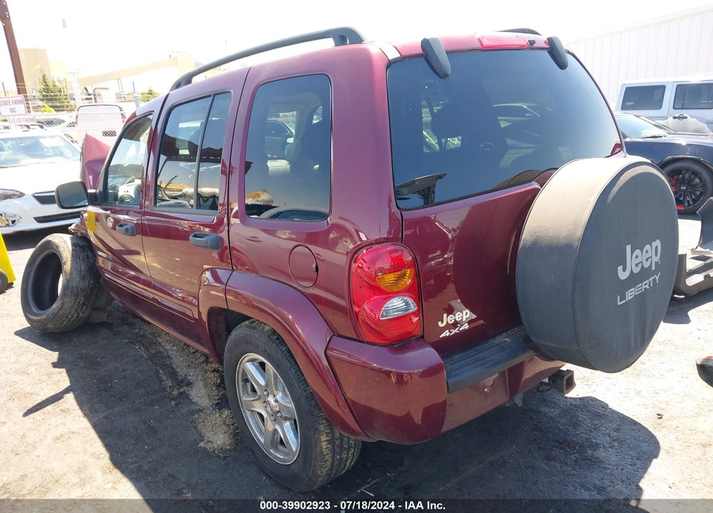 2003 JEEP LIBERTY LIMITED EDITION VIN: 1J4GL58K63W515766