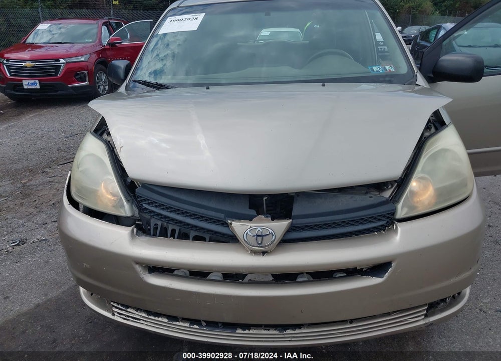 2005 TOYOTA SIENNA LE VIN: 5TDBA23CX5S044907