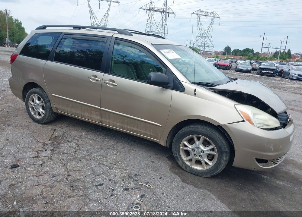 2005 TOYOTA SIENNA LE VIN: 5TDBA23CX5S044907
