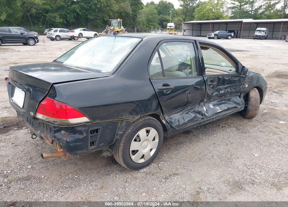 2004 MITSUBISHI LANCER ES VIN: JA3AJ26E64U018175
