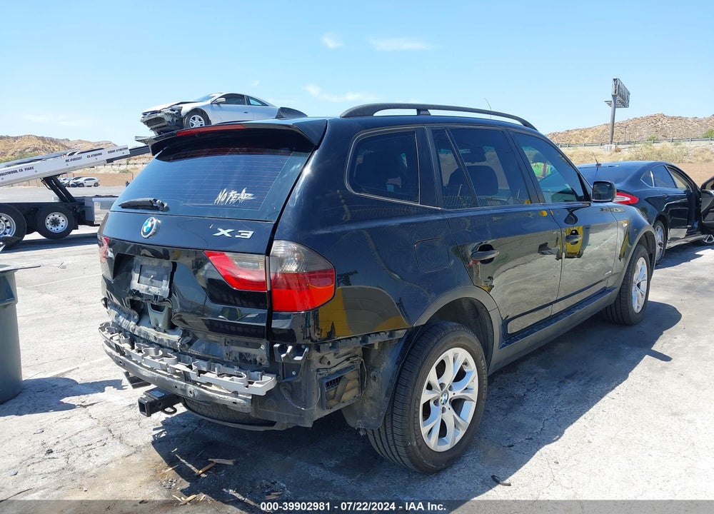 2009 BMW X3 XDRIVE30I VIN: WBXPC934X9WJ28123