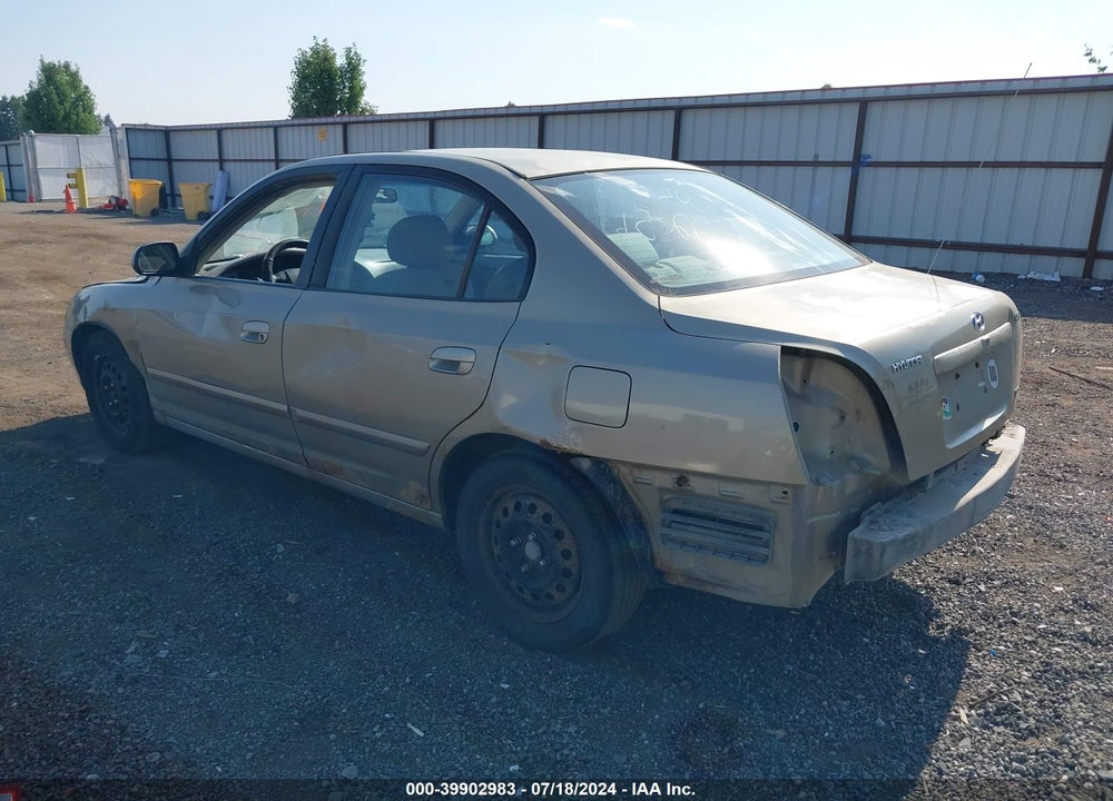 2001 HYUNDAI ELANTRA GLS VIN: KMHDN45D71U226838