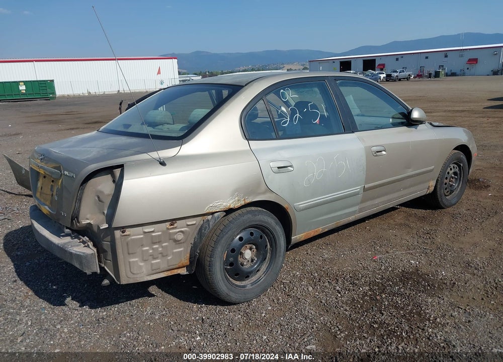 2001 HYUNDAI ELANTRA GLS VIN: KMHDN45D71U226838