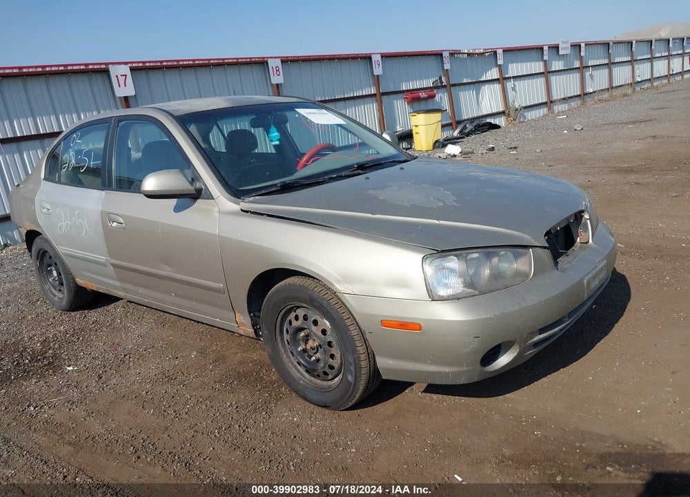 2001 HYUNDAI ELANTRA GLS VIN: KMHDN45D71U226838