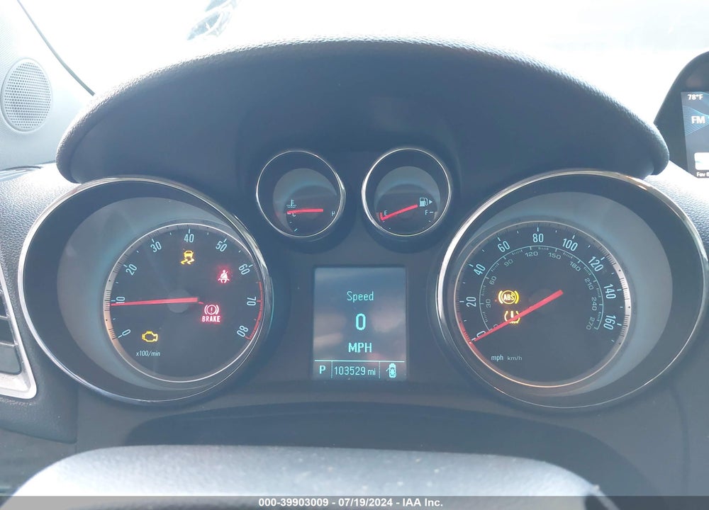 2016 BUICK ENCORE VIN: KL4CJASB5GB680100