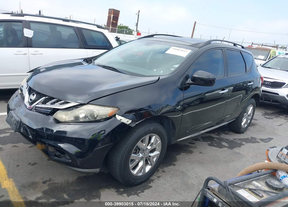 2012 NISSAN MURANO SL VIN: JN8AZ1MU5CW101554