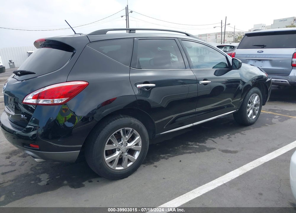 2012 NISSAN MURANO SL VIN: JN8AZ1MU5CW101554