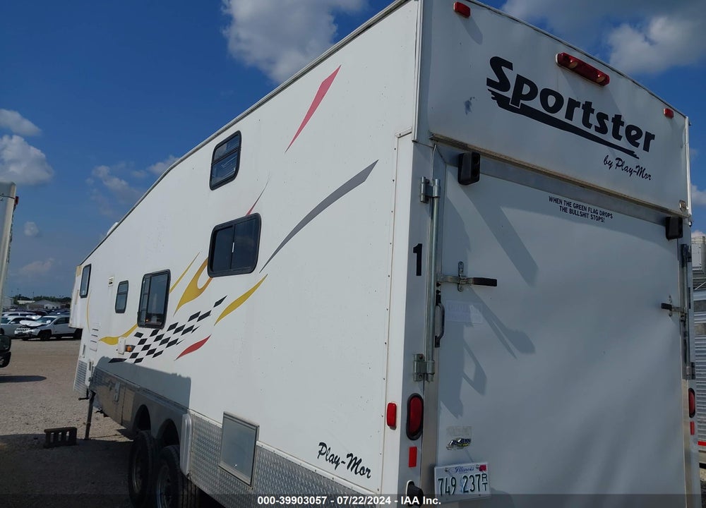 2005 PLAY-MOR TOY HAULER VIN: 1JW100R2751H35623