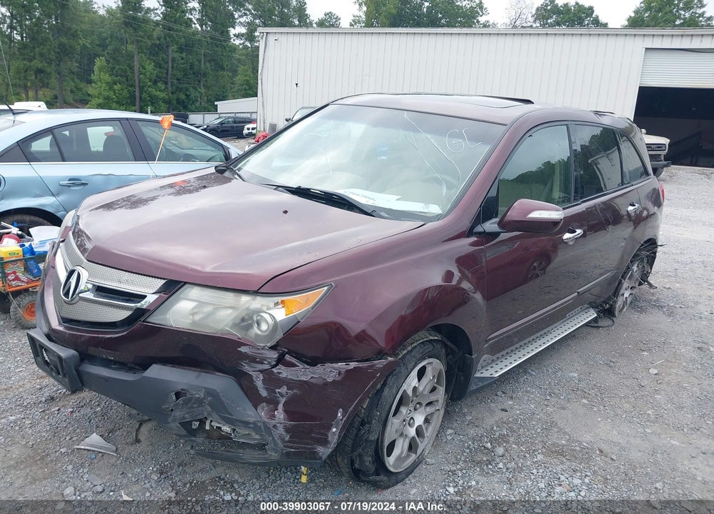 2007 ACURA MDX TECHNOLOGY PACKAGE VIN: 2HNYD28417H527040
