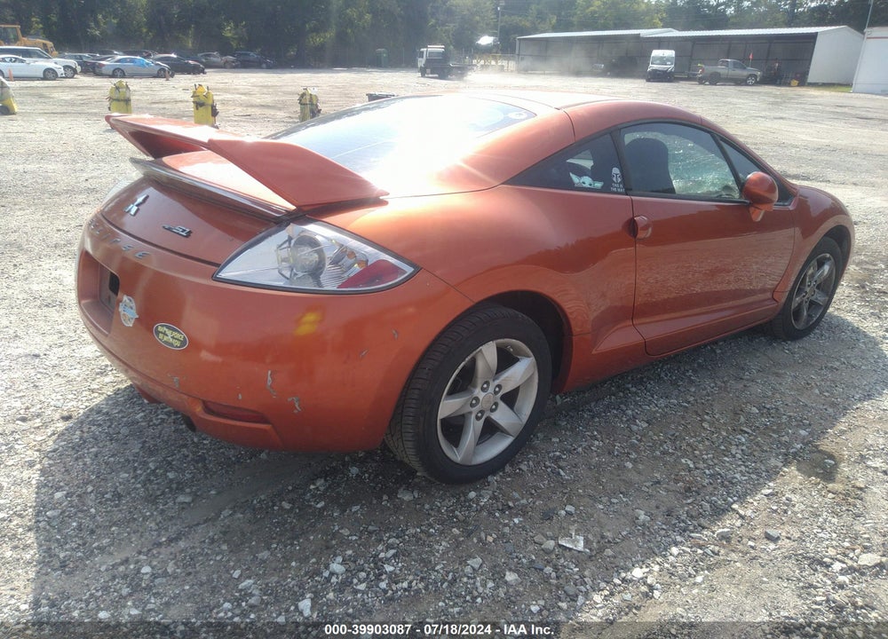 2008 MITSUBISHI ECLIPSE GS VIN: 4A3AK24F98E023300