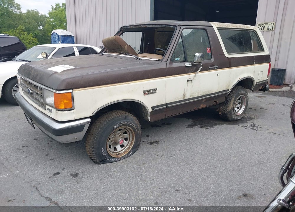 1988 FORD BRONCO U100 VIN: 1FMEU15N8JLA70877