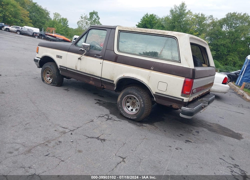 1988 FORD BRONCO U100 VIN: 1FMEU15N8JLA70877