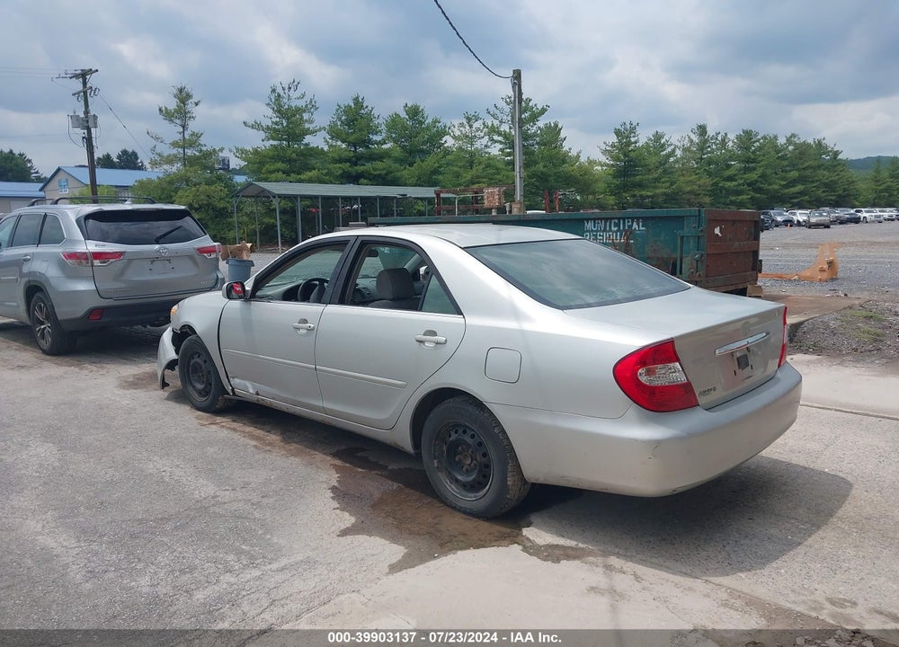 2003 TOYOTA CAMRY LE VIN: 4T1BE32K43U650114