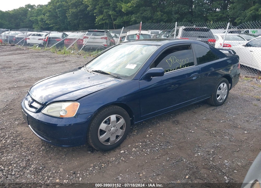 2002 HONDA CIVIC EX VIN: 1HGEM22982L057888