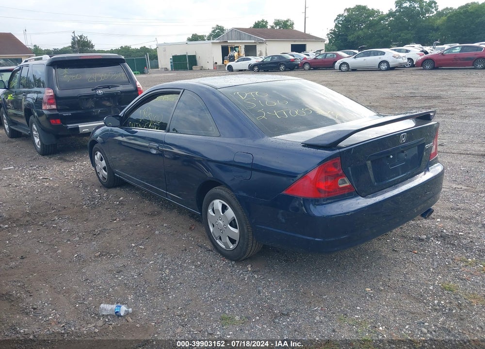 2002 HONDA CIVIC EX VIN: 1HGEM22982L057888