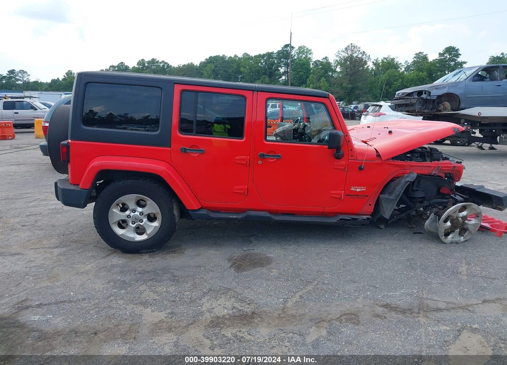2013 JEEP WRANGLER UNLIMITED SAHARA VIN: 1C4BJWEGXDL579677