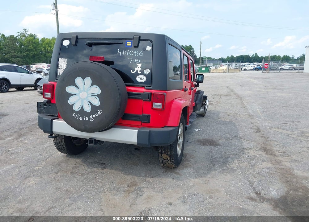 2013 JEEP WRANGLER UNLIMITED SAHARA VIN: 1C4BJWEGXDL579677