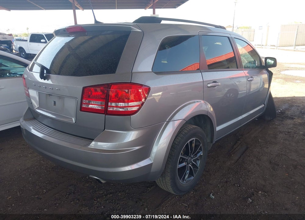 2018 DODGE JOURNEY SE VIN: 3C4PDCAB1JT497861