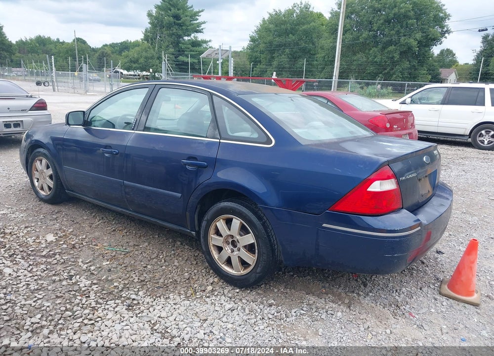 2005 FORD FIVE HUNDRED SE VIN: 1FAFP23195G191623