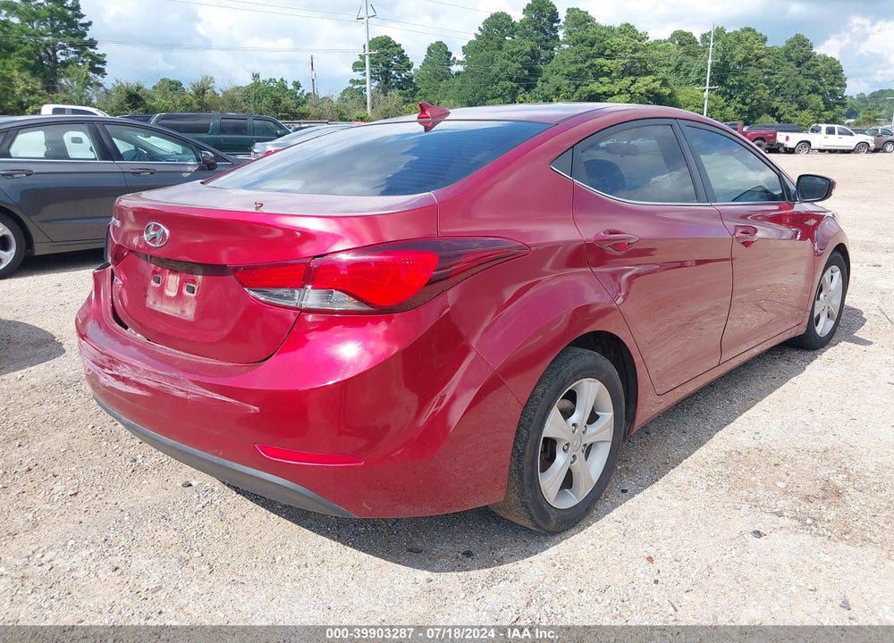 2016 HYUNDAI ELANTRA VALUE EDITION VIN: 5NPDH4AE9GH686550