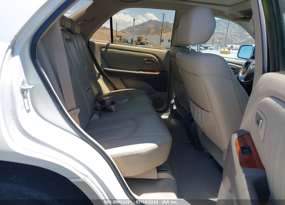 2000 LEXUS RX 300 VIN: JT6HF10U9Y0099415