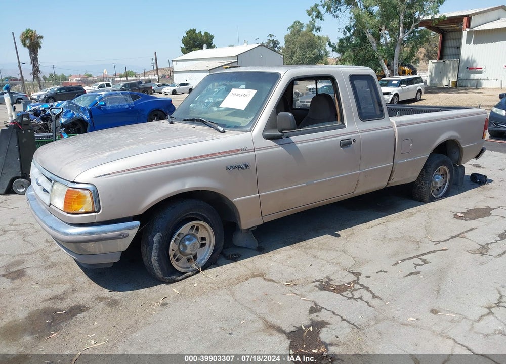 1995 FORD RANGER SUPER CAB VIN: 1FTCR14A7SPA24690