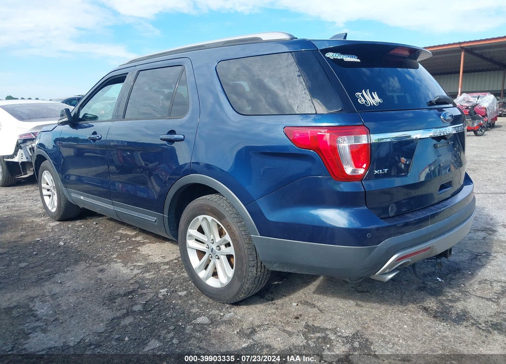 2017 FORD EXPLORER XLT VIN: 1FM5K7D81HGE41014