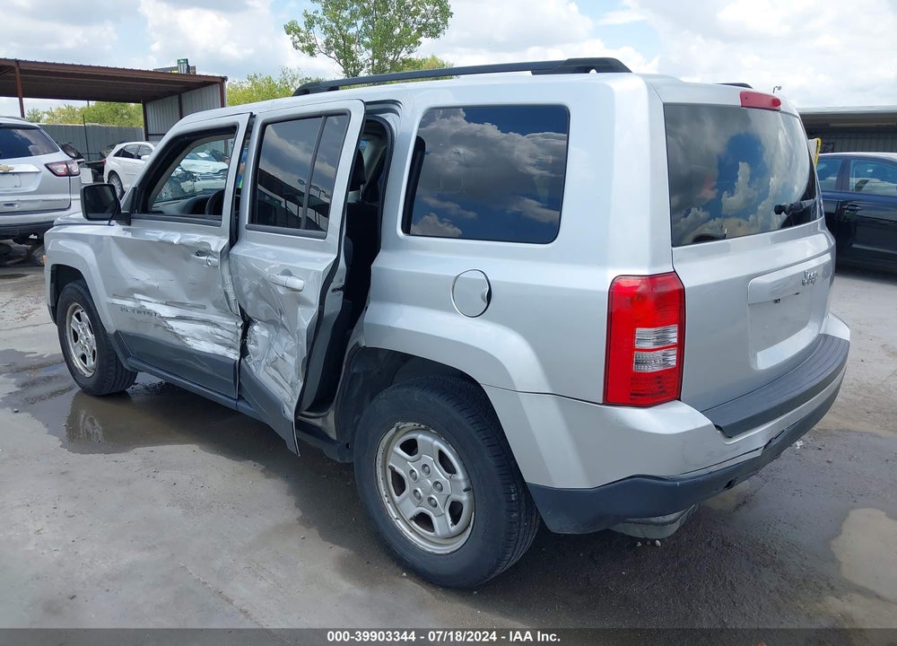 2014 JEEP PATRIOT SPORT VIN: 1C4NJPBA0ED599306
