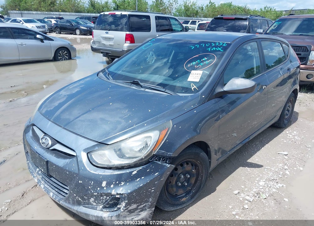 2012 HYUNDAI ACCENT GS VIN: KMHCT5AE8CU008089
