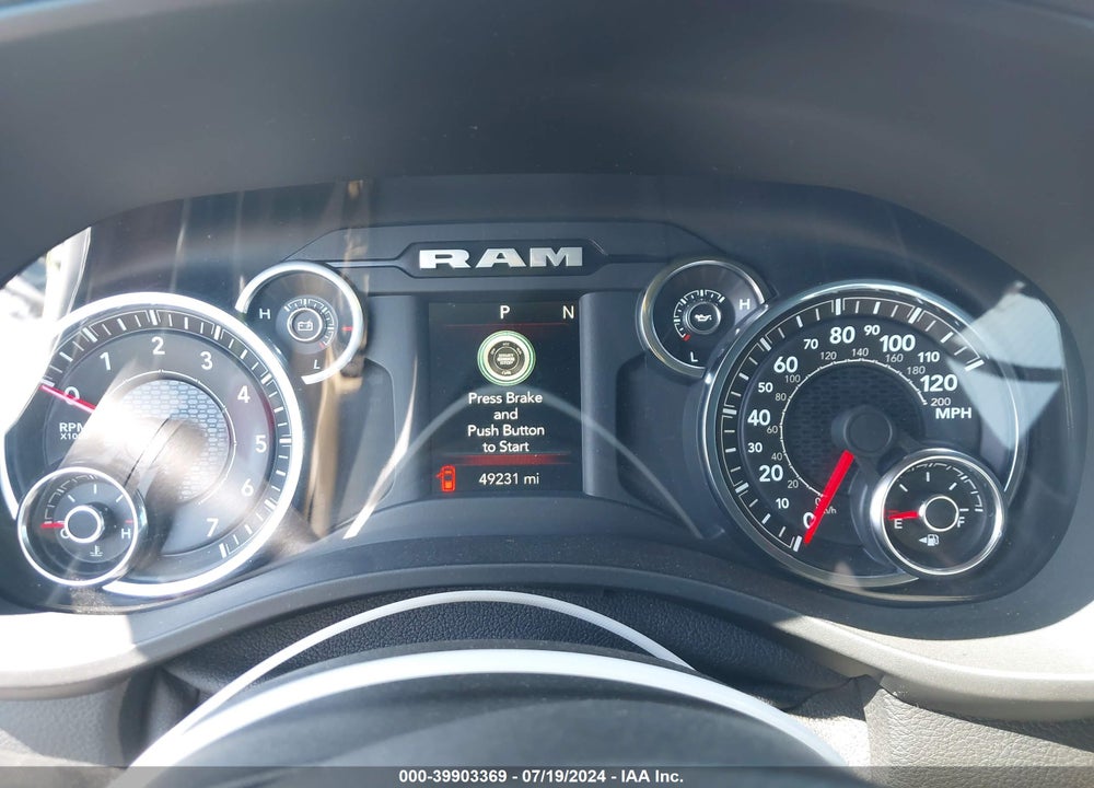 2021 RAM 1500 BIG HORN 4X2 5'7 BOX VIN: 1C6RREFT7MN750023