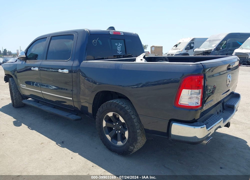 2021 RAM 1500 BIG HORN 4X2 5'7 BOX VIN: 1C6RREFT7MN750023