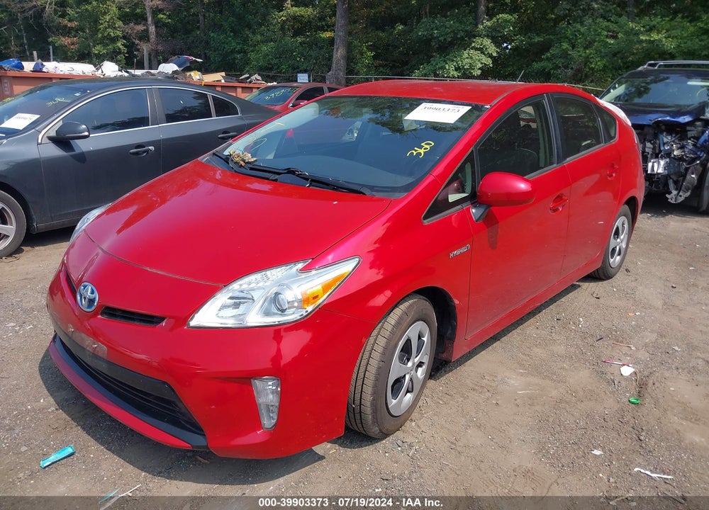 2014 TOYOTA PRIUS FOUR VIN: JTDKN3DU5E0357433