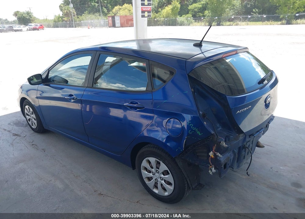 2015 HYUNDAI ACCENT GS VIN: KMHCT5AE1FU203424