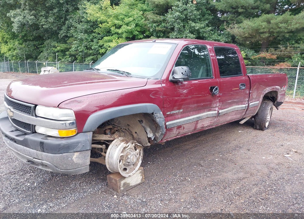 2002 CHEVROLET SILVERADO 2500HD LS VIN: 1GCHK23U52F156073