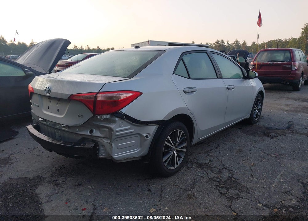 2018 TOYOTA COROLLA LE VIN: 2T1BURHE4JC001242