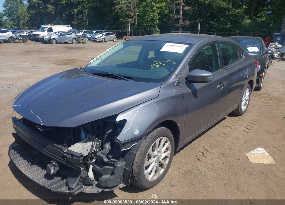 2019 NISSAN SENTRA SV VIN: 3N1AB7AP5KL602288