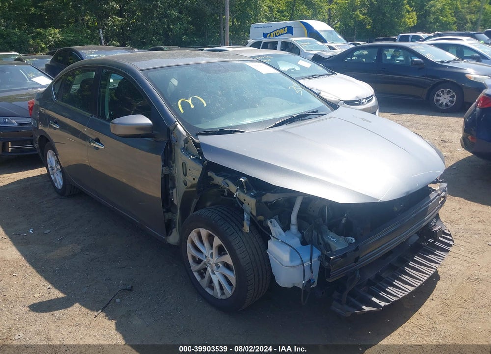 2019 NISSAN SENTRA SV VIN: 3N1AB7AP5KL602288