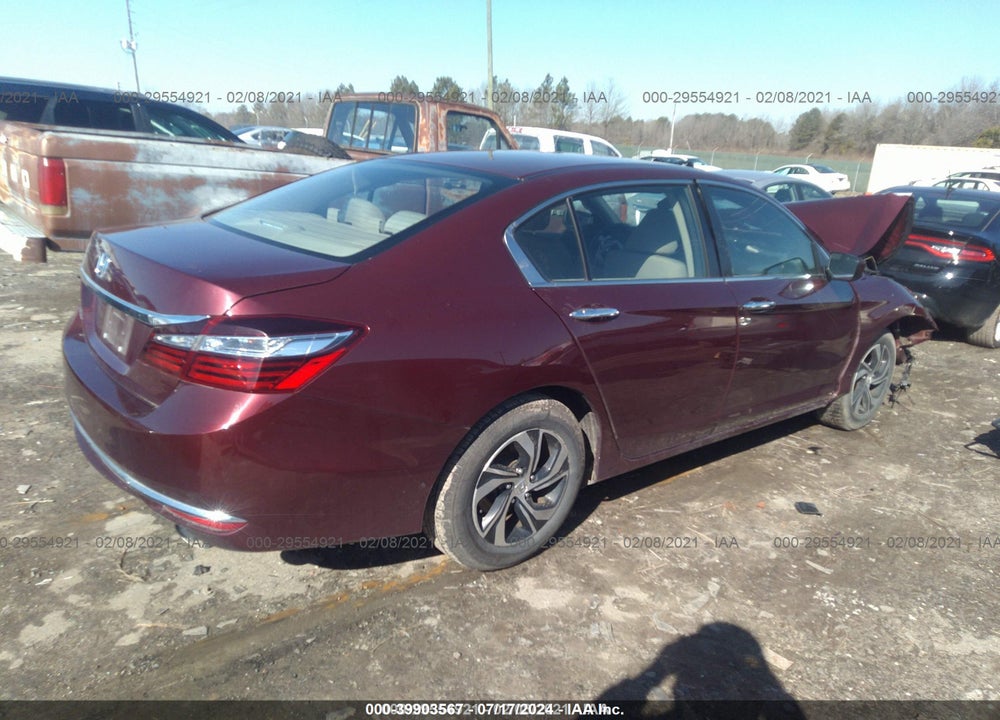 2017 HONDA ACCORD LX VIN: 1HGCR2F3XHA075733
